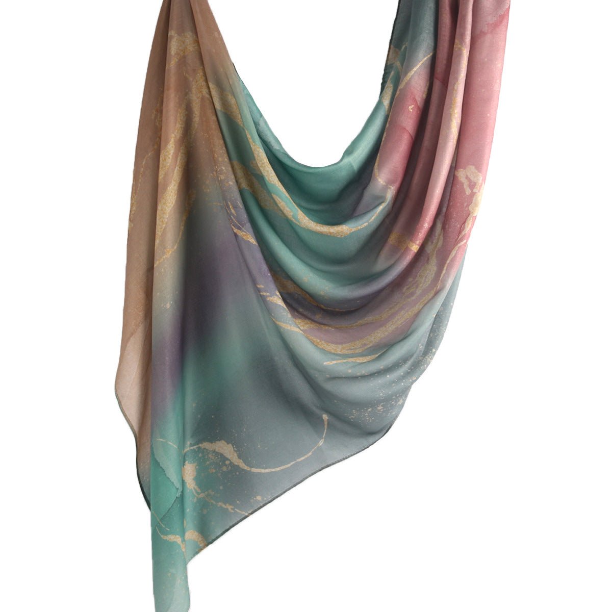Watercolour Floral  Printed Hijab (MH103)