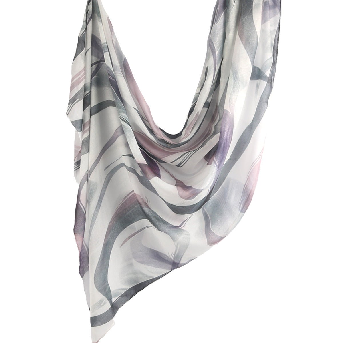 Watercolour Floral  Printed Hijab (MH103)