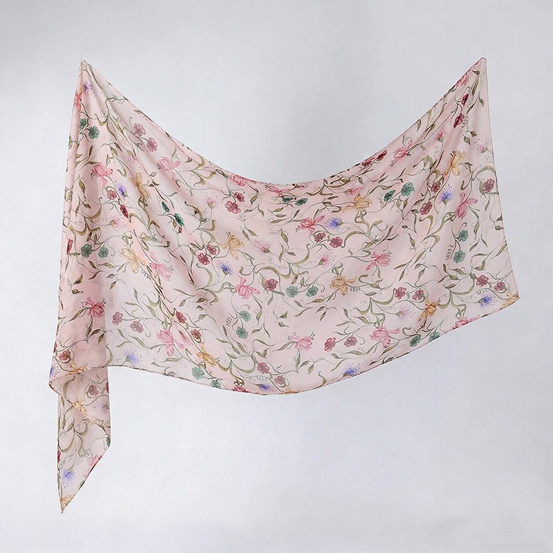 Watercolour Print Hijab Shawl(MH229)