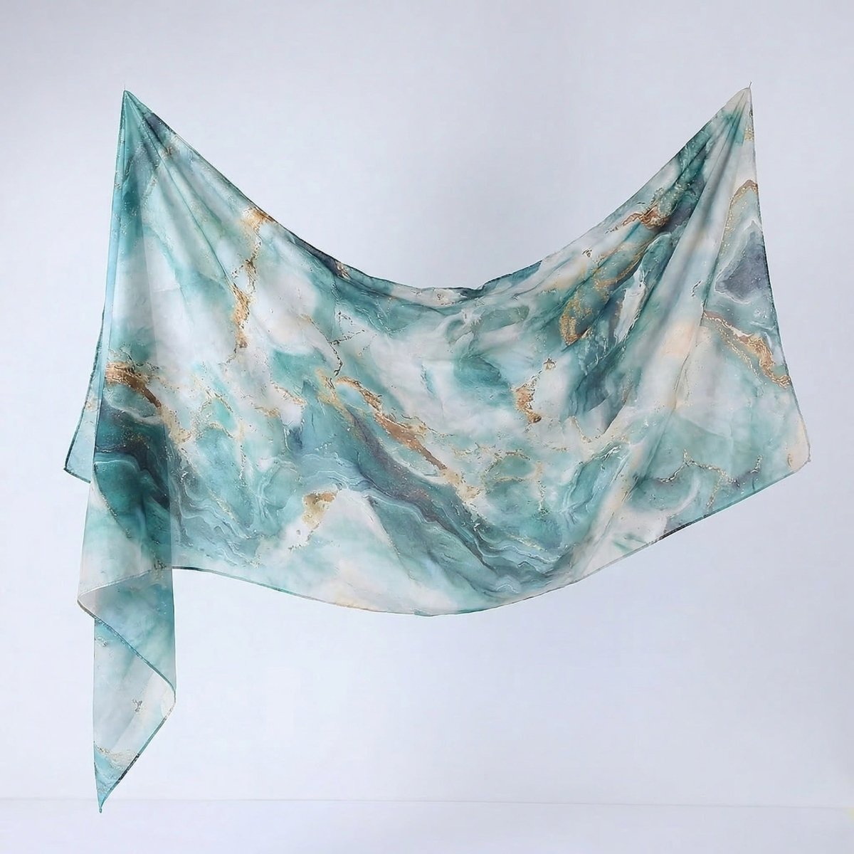Watercolour Print Hijab Shawl(MH229)