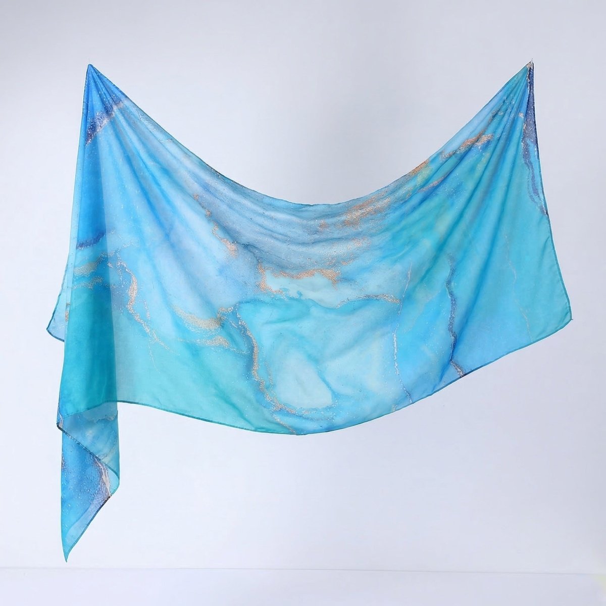 Watercolour Print Hijab Shawl(MH229)