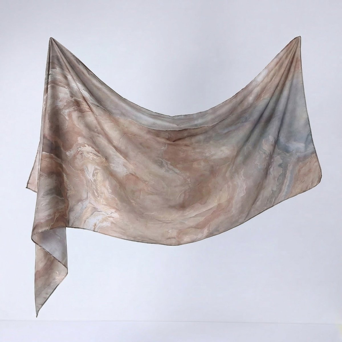 Watercolour Print Hijab Shawl(MH229)
