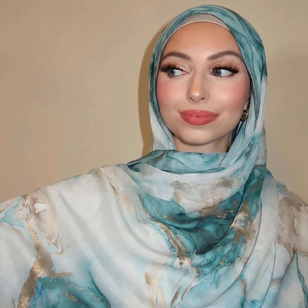 Watercolour Wash Hijab Scarf(MH240)