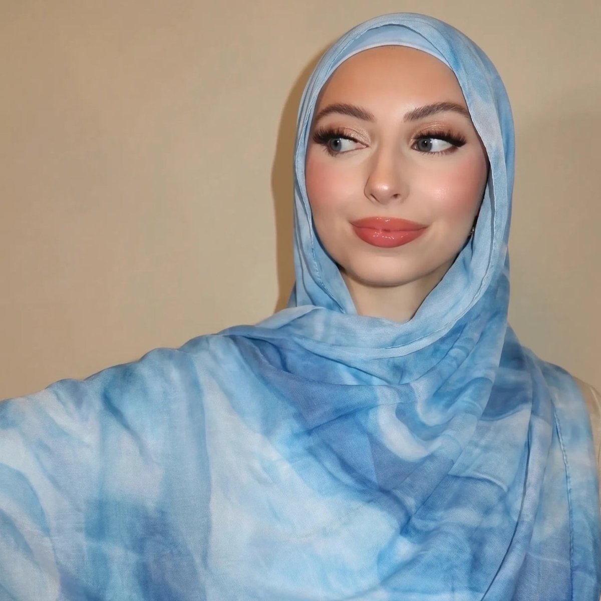 Watercolour Wash Hijab Scarf(MH240)