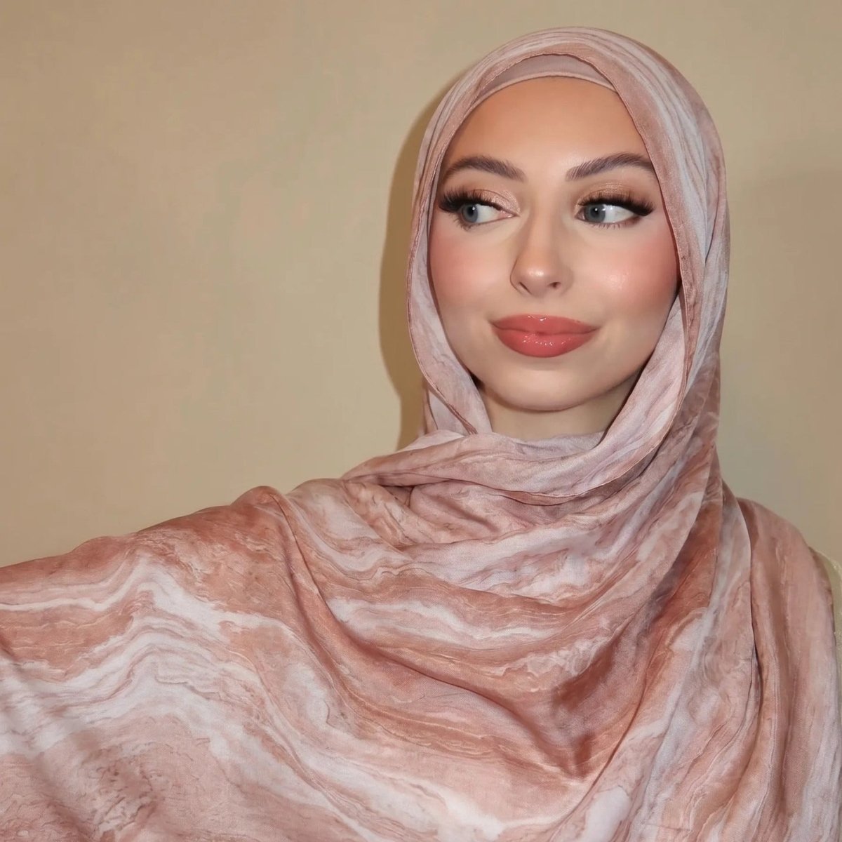 Watercolour Wash Hijab Scarf(MH240)