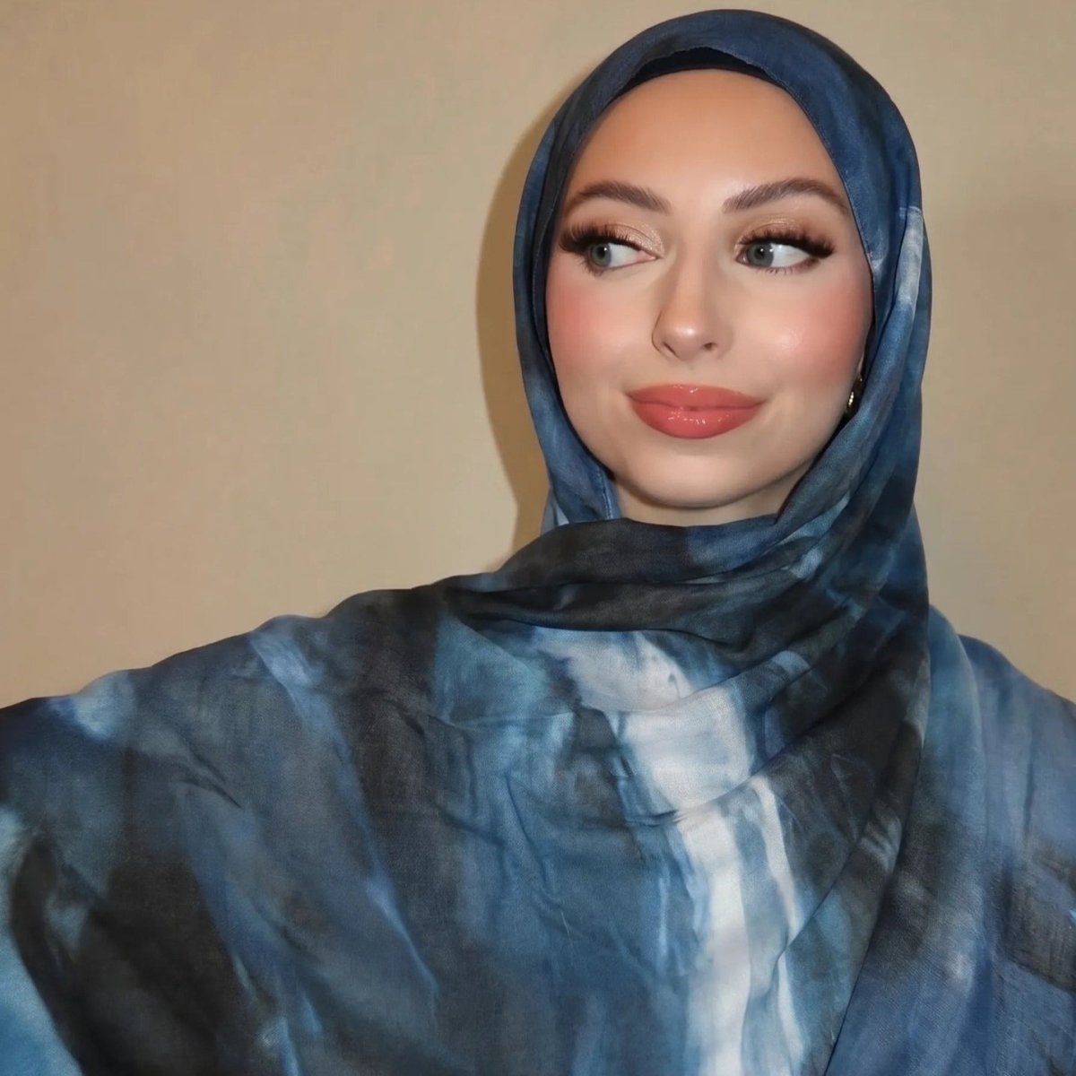 Watercolour Wash Hijab Scarf(MH240)