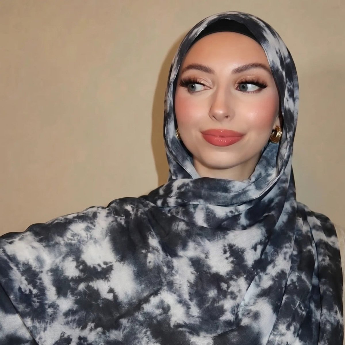 Watercolour Wash Hijab Scarf(MH240)
