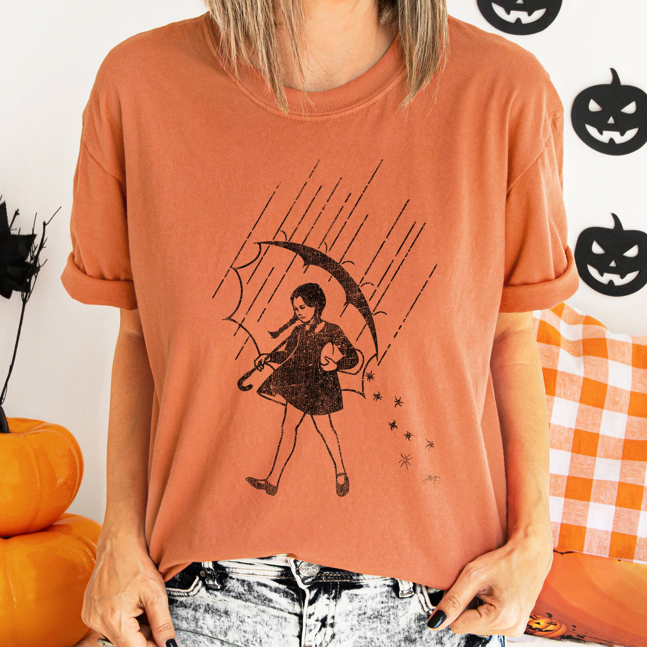 Wednesday Be Salty Retro Halloween Signature Edition Limited Edition Comfort Colors Tee