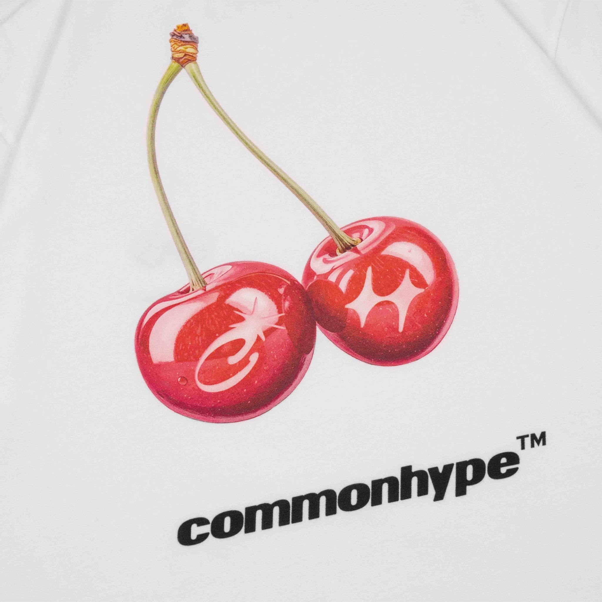 Common Hype Cherry Tee White