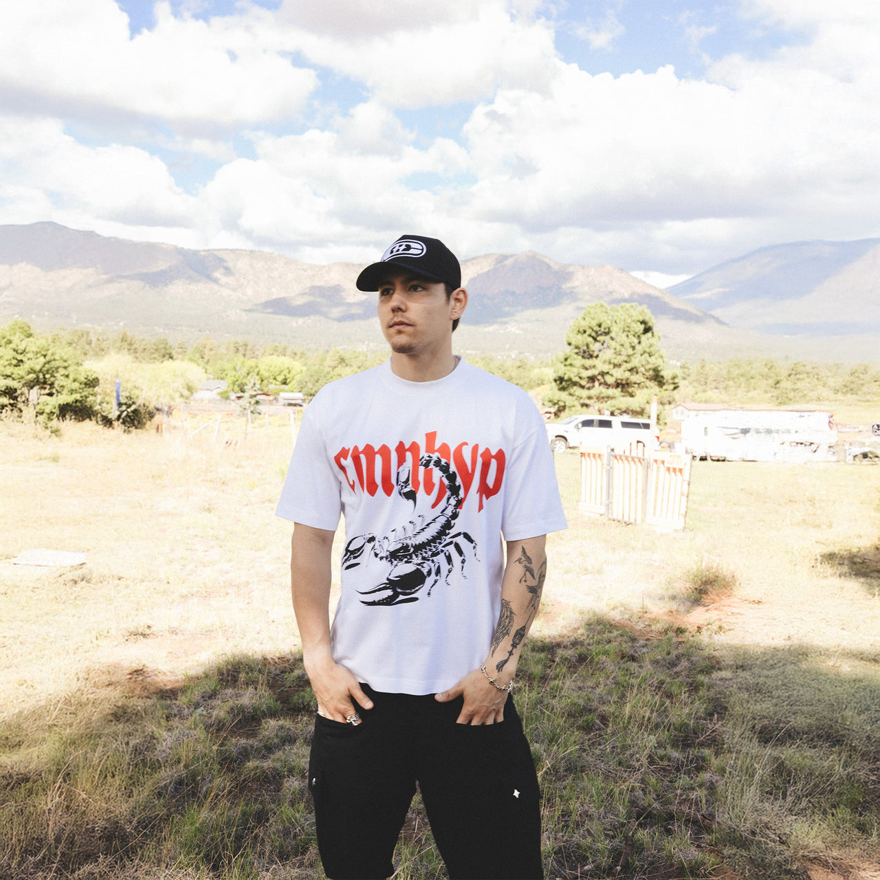 Common Hype Scorpion Tee White