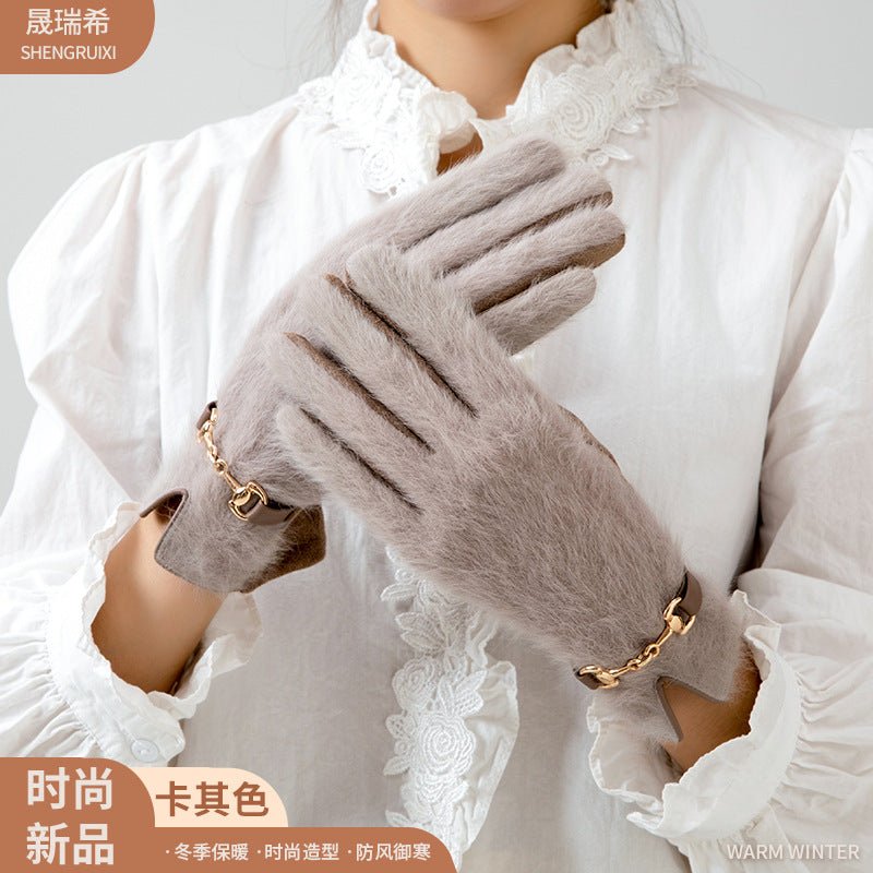 Winter Everyday Versatile Plush Warm Gloves (MAC309)