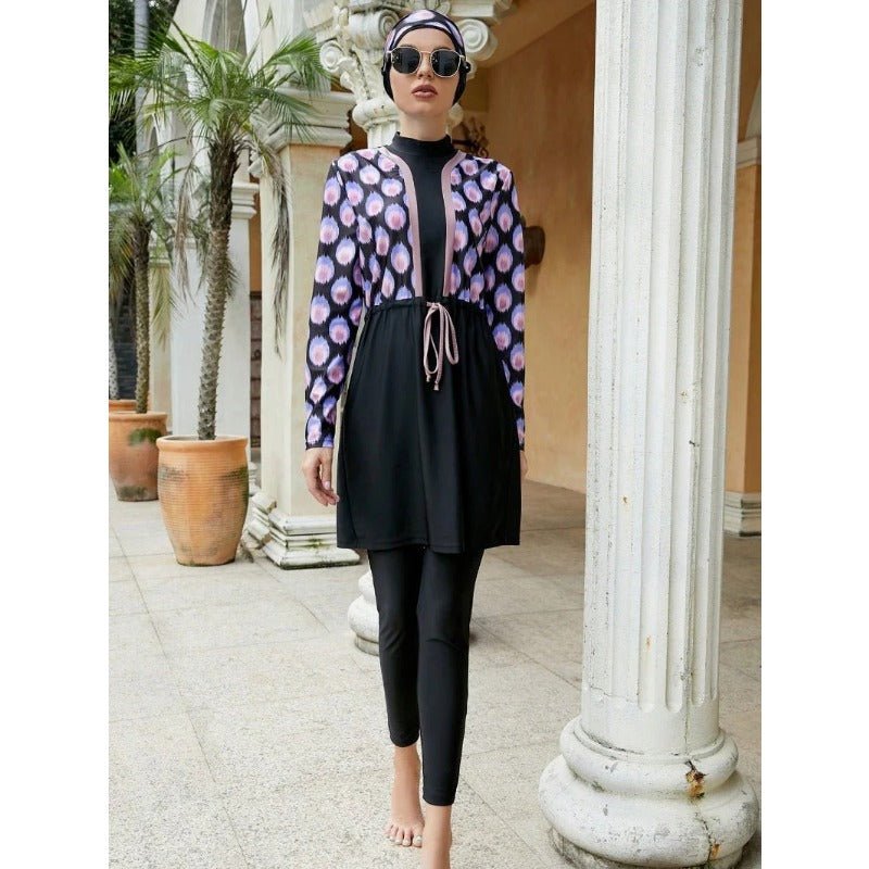 Islamic Swimwear Hijab |  Muslim Women Swimwear Islamic Modest Swimsuit (MB017)