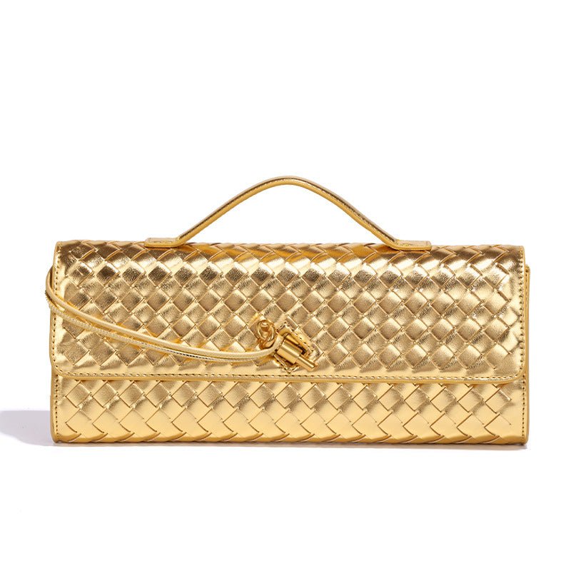 Woven PU Leather Clutch Bag(MAC432)