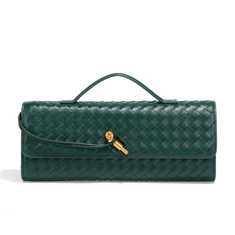 Woven PU Leather Clutch Bag(MAC432)