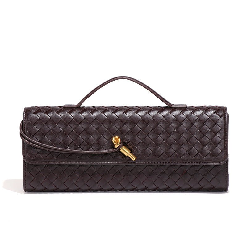 Woven PU Leather Clutch Bag(MAC432)