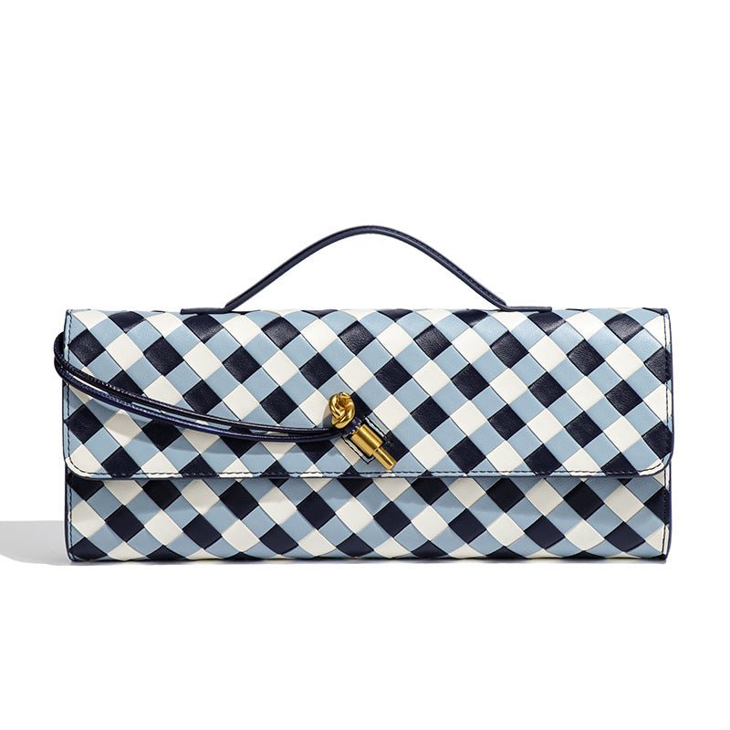 Woven PU Leather Clutch Bag(MAC432)