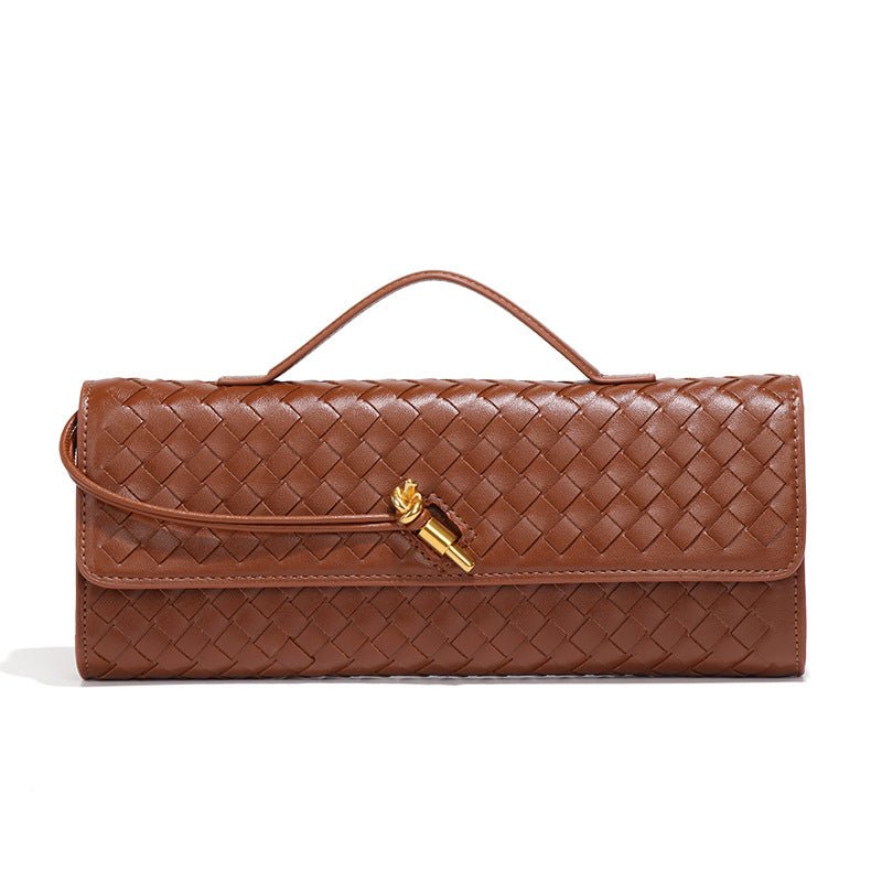 Woven PU Leather Clutch Bag(MAC432)