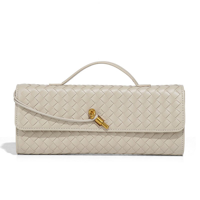 Woven PU Leather Clutch Bag(MAC432)