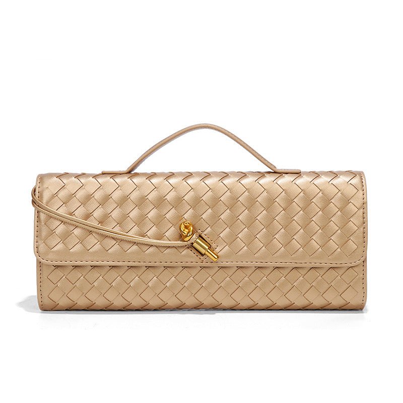 Woven PU Leather Clutch Bag(MAC432)