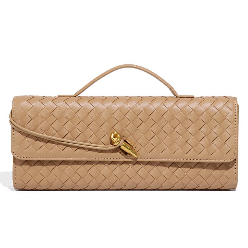 Woven PU Leather Clutch Bag(MAC432)