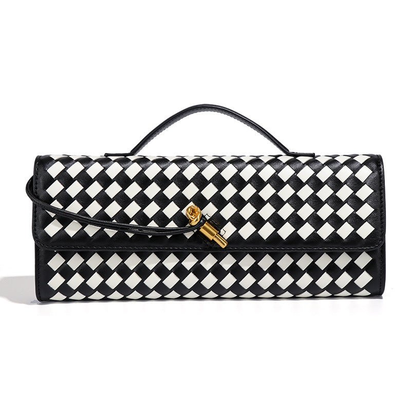 Woven PU Leather Clutch Bag(MAC432)