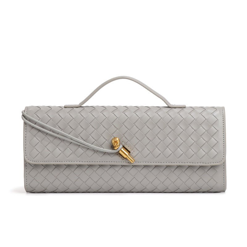 Woven PU Leather Clutch Bag(MAC432)