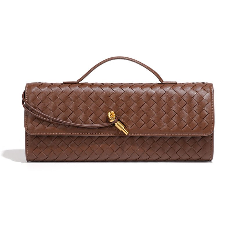 Woven PU Leather Clutch Bag(MAC432)