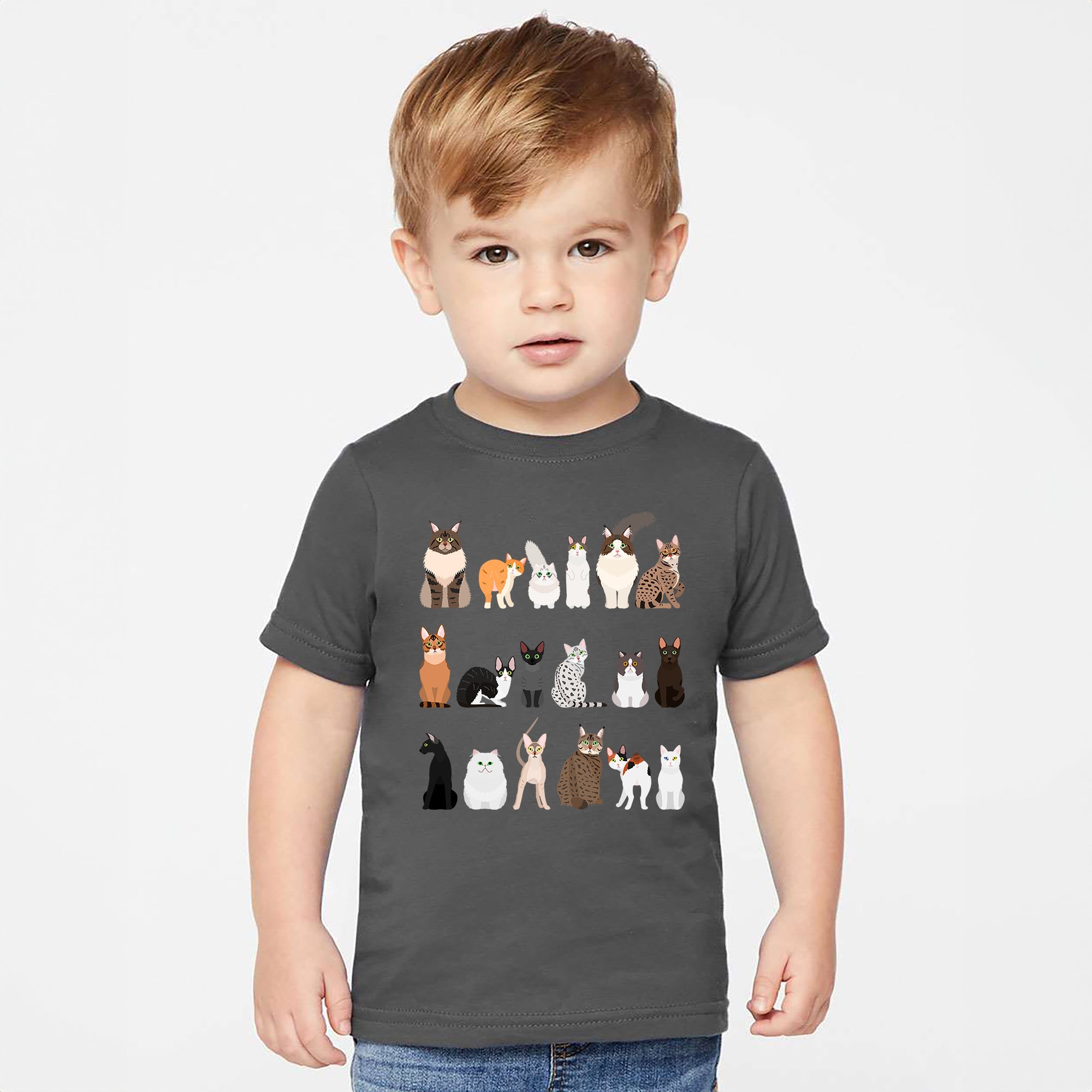 Cat Lovers Farm Animals Illustration For Kids Collection Cute Farm Animal Art Comfort Colors Tee