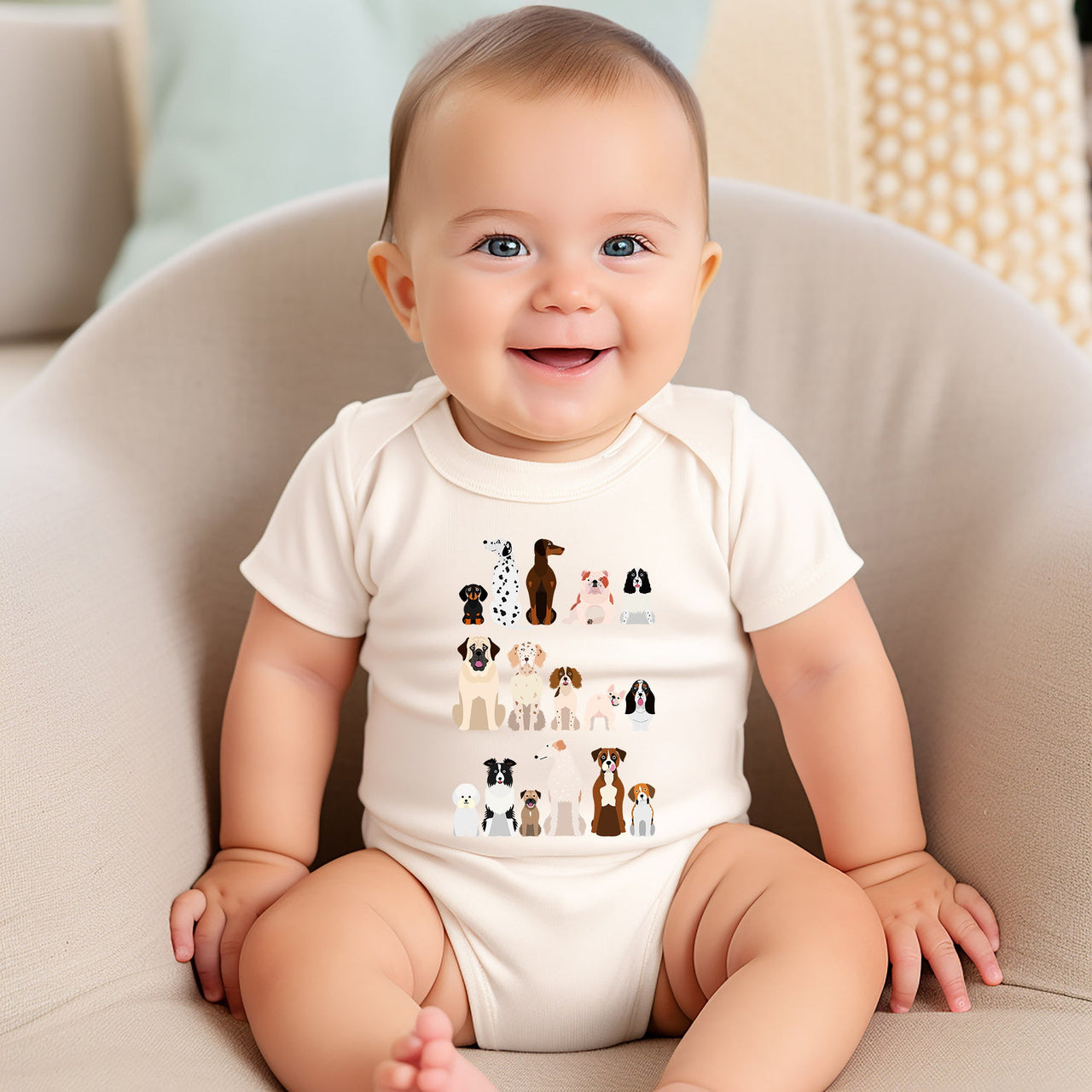 Dog Lovers Illustration Of Farm Animal Breeds For Kids And Pets Comfort Colors Tee