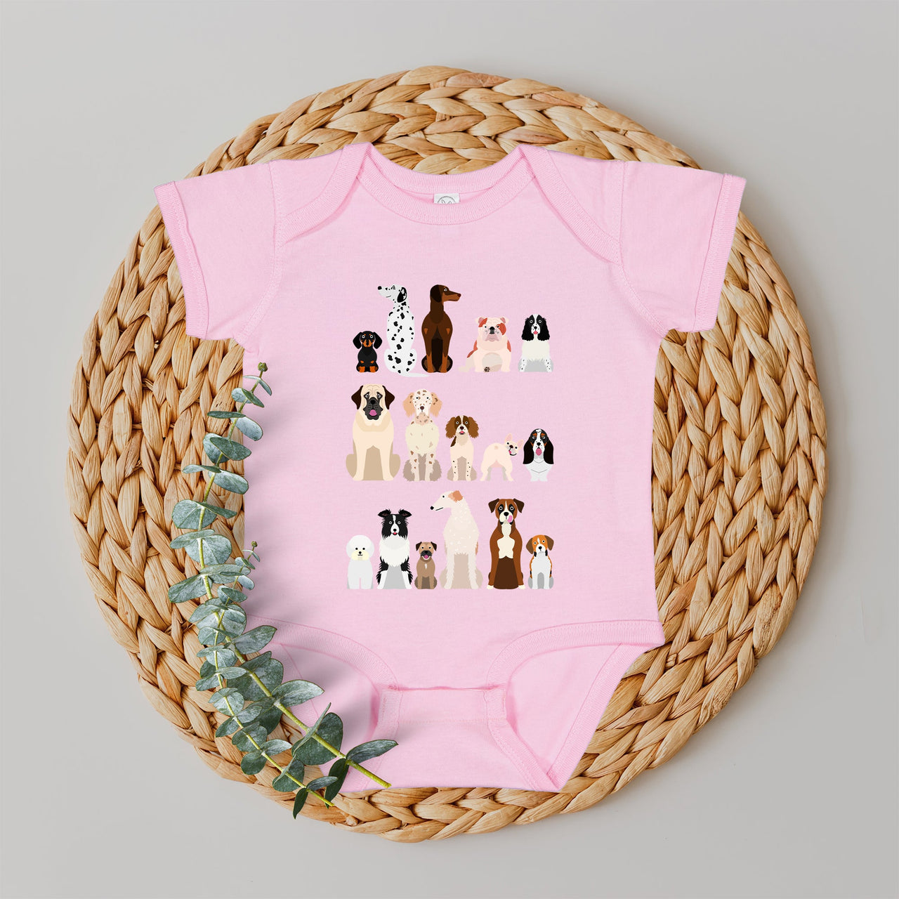 Dog Lovers Illustration Of Farm Animal Breeds For Kids And Pets Comfort Colors Tee