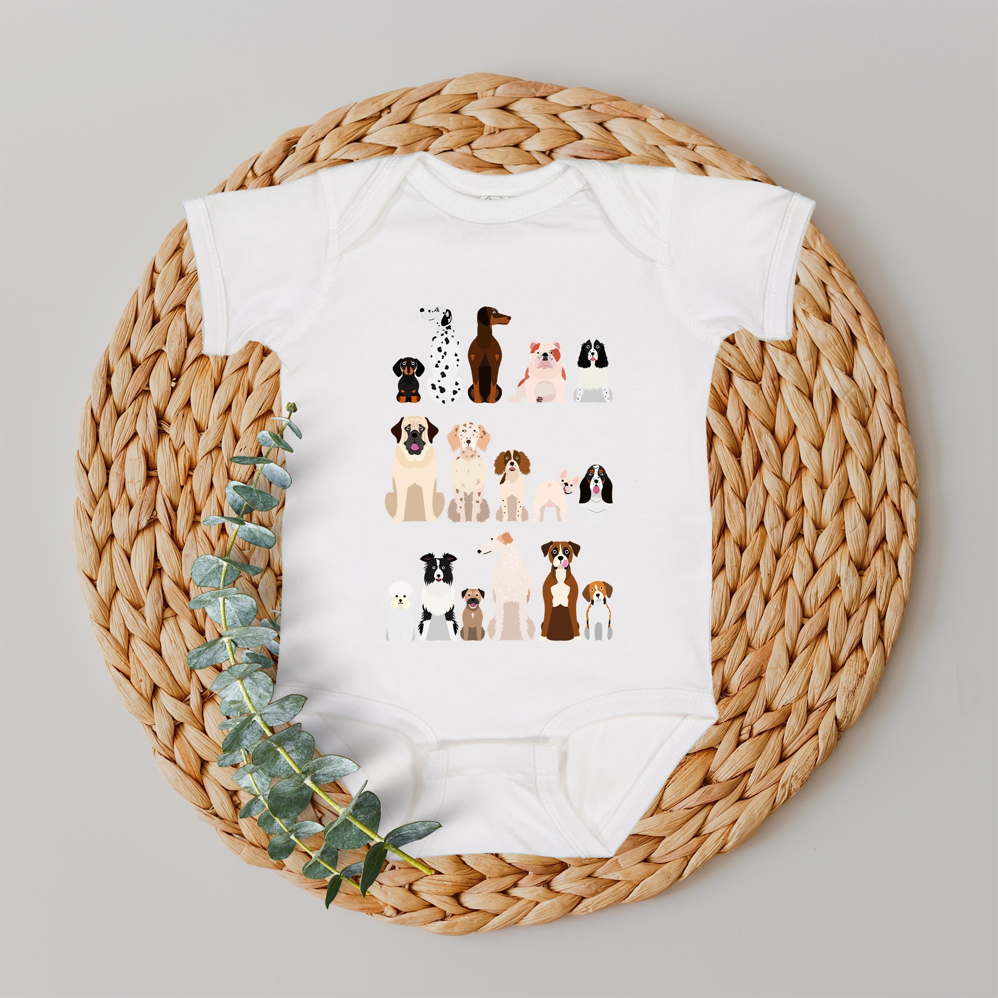 Dog Lovers Illustration Of Farm Animal Breeds For Kids And Pets Comfort Colors Tee
