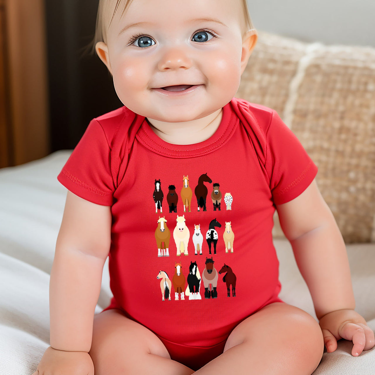 Horse Lovers Farm Animal Illustration Breeds For Kids And Teens Comfort Colors Tee